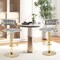 Adjustable Swivel Barstool Set of 2 for Kitchen Island and Cafe